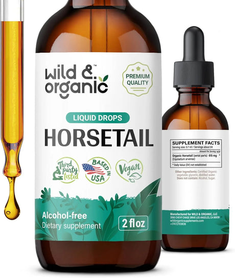 WILD & ORGANIC - Wild & Organic Horsetail Herb Drops 2 Fl.Oz. - The Red Vitamin MX - Suplementos Alimenticios - {{ shop.shopifyCountryName }}