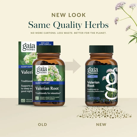 GAIA HERBS - Gaia Herbs Valerian Root 60 Capsulas - The Red Vitamin MX - Suplementos Alimenticios - {{ shop.shopifyCountryName }}