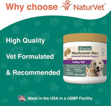 NATURVET - NaturVet Mushroom Max Advanced Immune Support Dog Supplement 60 Masticables - The Red Vitamin MX - Suplementos Herbales Para Perros - {{ shop.shopifyCountryName }}