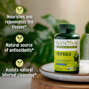 BANYAN - Banyan Botanicals Triphala 90 Tabletas - The Red Vitamin MX - Suplementos Alimenticios - {{ shop.shopifyCountryName }}