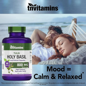 TNTVITAMINS - tnvitamins Holy Basil 800Mg. 60 Capsulas - The Red Vitamin MX - Suplementos Alimenticios - {{ shop.shopifyCountryName }}