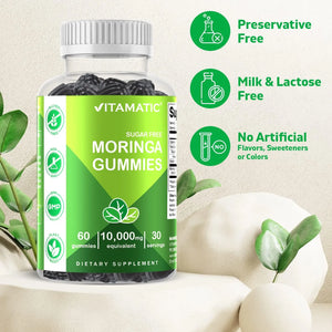 VITAMATIC - Vitamatic Sugar Free Moringa Gummies 60 Gomitas 2 Pack - The Red Vitamin MX - Suplementos Alimenticios - {{ shop.shopifyCountryName }}