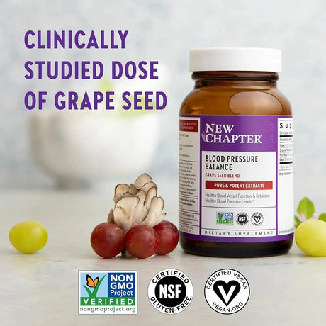 NEW CHAPTER - New Chapter Blood Pressure Balance 60 Capsulas - The Red Vitamin MX - Suplementos Alimenticios - {{ shop.shopifyCountryName }}
