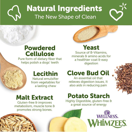 WELLNESS WHIMZEES - Wellness WHIMZEES Veggie Sausage Dog Dental Treats Small Size Stick 28 Piezas - The Red Vitamin MX - Cuidado Dental Para Perros - {{ shop.shopifyCountryName }}
