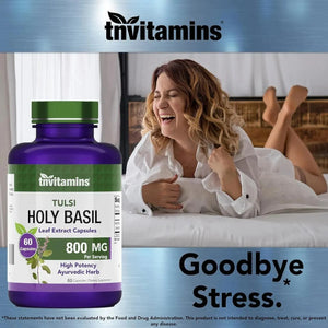 TNTVITAMINS - tnvitamins Holy Basil 800Mg. 60 Capsulas - The Red Vitamin MX - Suplementos Alimenticios - {{ shop.shopifyCountryName }}