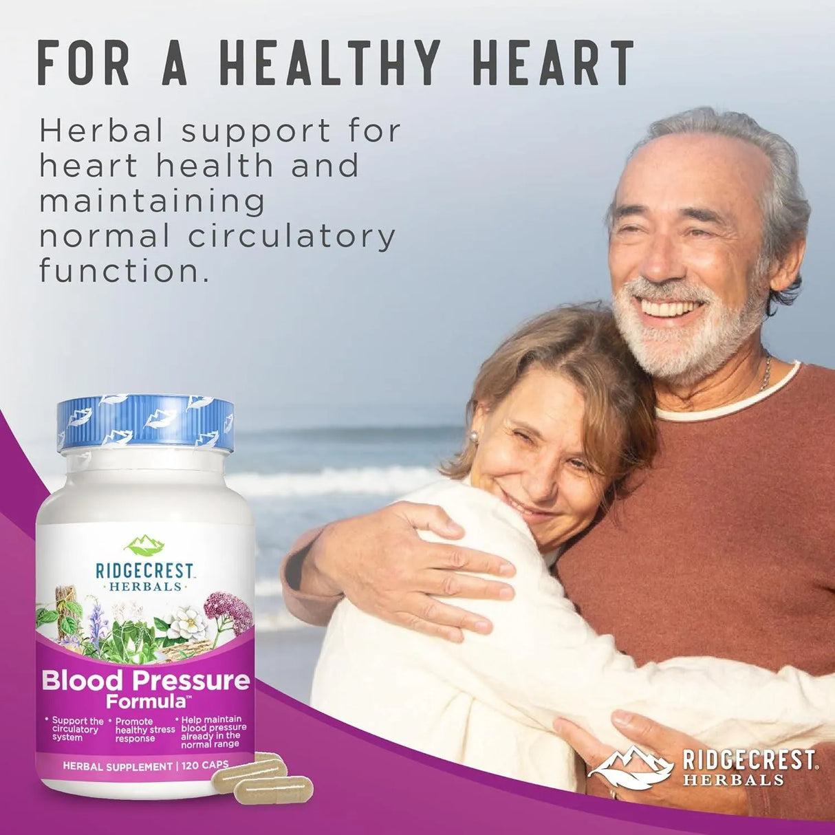 RIDGECREST HERBALS - RidgeCrest Herbals Blood Pressure Herbal Formula 120 Capsulas - The Red Vitamin MX - Suplementos Alimenticios - {{ shop.shopifyCountryName }}