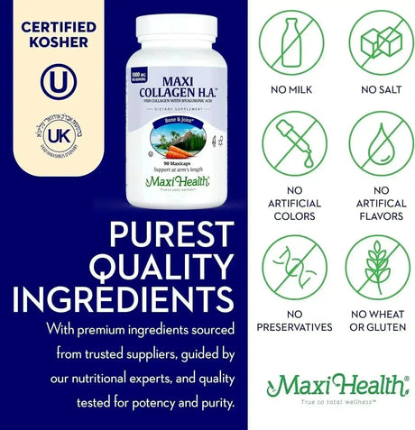 MAXI HEALTH - Maxi Health Collagen with Hyaluronic Acid 1000Mg. 90 Capsulas - The Red Vitamin MX - Suplementos Alimenticios - {{ shop.shopifyCountryName }}