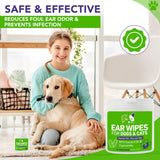 YIBESI - Yibesi Pet Ear Wipes for Dogs and Cats 100 Toallitas - The Red Vitamin MX - Cuidado Del Oído De Perros - {{ shop.shopifyCountryName }}