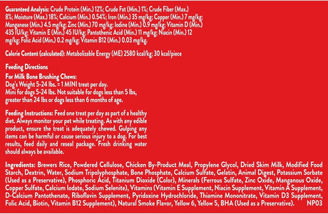 MILK BONE - Milk-Bone Original Brushing Chews Mini Dogs 48 Piezas - The Red Vitamin MX - Cuidado Dental Para Perros - {{ shop.shopifyCountryName }}