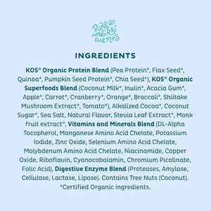 KOS - KOS Organic Plant Based Protein Powder Blueberry Muffin 15 Servicios 585Gr. - The Red Vitamin MX - Suplementos Alimenticios - {{ shop.shopifyCountryName }}
