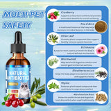 Cudory Natural Antibiotics for Cats 2 Fl.Oz.