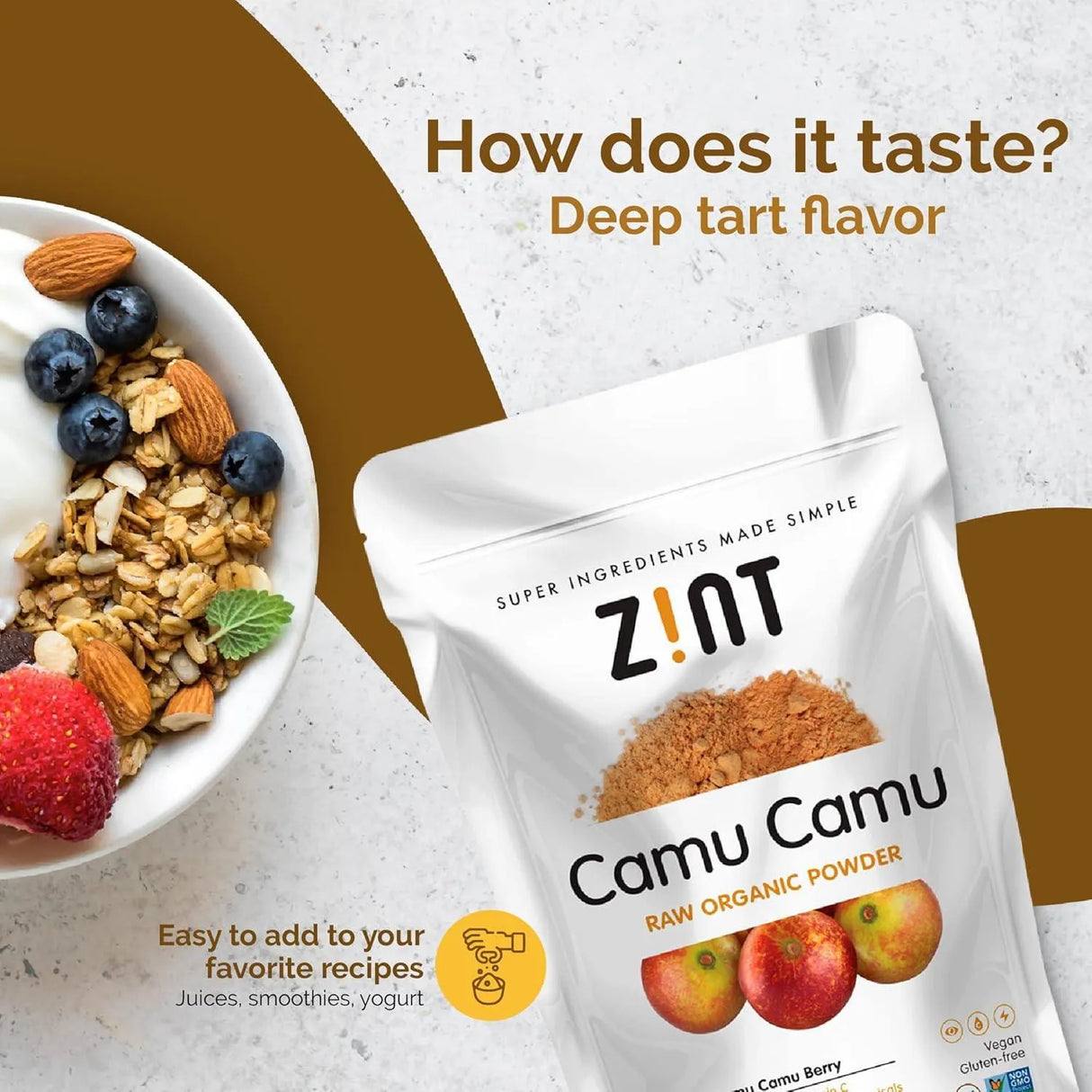 ZINT - Zint Camu Camu Powder Organic 99Gr. - The Red Vitamin MX - Suplementos Alimenticios - {{ shop.shopifyCountryName }}