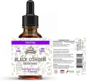 Florida Herbs Black Cohosh Tincture Organic 4 Fl.Oz.