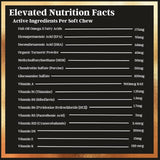 ELEVATED PETS - Elevated Pets Ultra-Healthy Omega 3 Fish Oil Treats 90 Masticables - The Red Vitamin MX - Aceite De Pescado Para Perros - {{ shop.shopifyCountryName }}