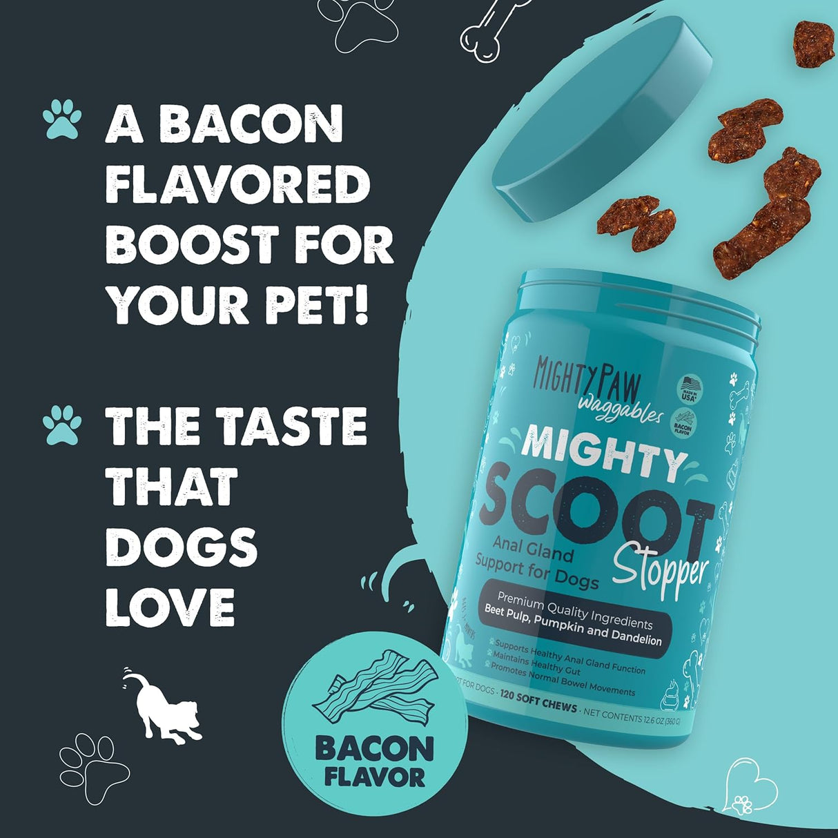 Mighty Paw Waggables Mighty Scoot 120 Masticables