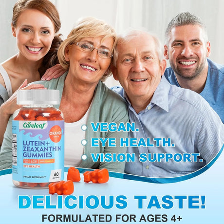 CARELEAF - Careleaf Vegan Lutein Gummies 12Mg. with Zeaxanthin and Vitamin A 60 Gomitas - The Red Vitamin MX - Suplementos Alimenticios - {{ shop.shopifyCountryName }}