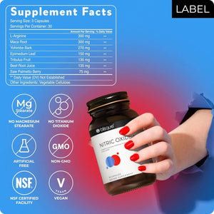 BLISQUE - Blisque Natural Nitric Oxide Booster 90 Capsulas - The Red Vitamin MX - Suplementos Alimenticios - {{ shop.shopifyCountryName }}