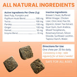 Under The Weather Scoot Stop Chews for Dogs 60 Masticables