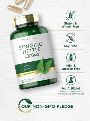 CARLYLE - Carlyle Stinging Nettle Leaf Extract 2000Mg. 300 Capsulas - The Red Vitamin MX - Suplementos Alimenticios - {{ shop.shopifyCountryName }}