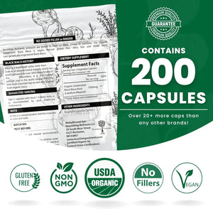 NOURISHING NUTRIENTS - Nourishing Nutrients Organic Gelatinized Black Maca 200 Capsulas - The Red Vitamin MX - Suplementos Alimenticios - {{ shop.shopifyCountryName }}