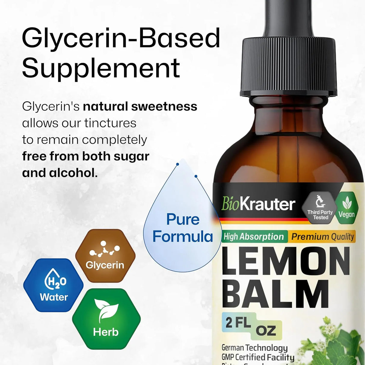 BIOKRAUTER - BIO KRAUTER Lemon Balm Leaf Extract 2 Fl.Oz. - The Red Vitamin MX - Suplementos Alimenticios - {{ shop.shopifyCountryName }}