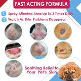 Truseb All Natural Chlorhexidin Sprays Topical Ketoconazole and Chlorhexidine Spray for Dogs, Cats & Horses 8 Fl.Oz.