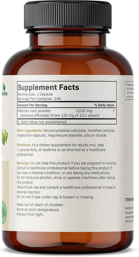 FUTUREBIOTICS - Futurebiotics Valerian Root 1200Mg. 240 Capsulas - The Red Vitamin MX - Suplementos Alimenticios - {{ shop.shopifyCountryName }}