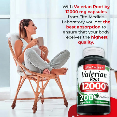 FITO MEDIC´S - FITO MEDIC'S Lab Valerian Root 200 Capsulas - The Red Vitamin MX - Suplementos Alimenticios - {{ shop.shopifyCountryName }}