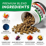 STRELLALAB - StrellaLab Dog Allergy Relief & Anti Itch Support Chews Bacon 120 Masticables - The Red Vitamin MX - Remedios Para La Picazón De Perros - {{ shop.shopifyCountryName }}