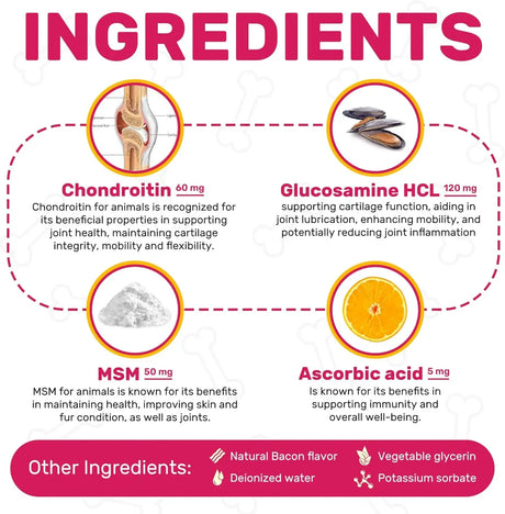 CHEWY MAX - Chewy Max Hip and Joint Supplement 2 Fl.Oz. - The Red Vitamin MX - Cuidado De Cadera Y Articulaciones Para Perros - {{ shop.shopifyCountryName }}