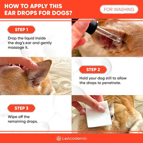 LEACADEMIC - LeAcademic Dog Ear Cleaner 60Ml. - The Red Vitamin MX - Cuidado Del Oído De Perros - {{ shop.shopifyCountryName }}