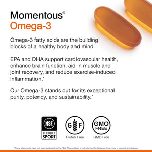 MOMENTOUS - Momentous Omega 3 Fish Oil 1600Mg. 60 Capsulas Blandas - The Red Vitamin MX - Suplementos Alimenticios - {{ shop.shopifyCountryName }}