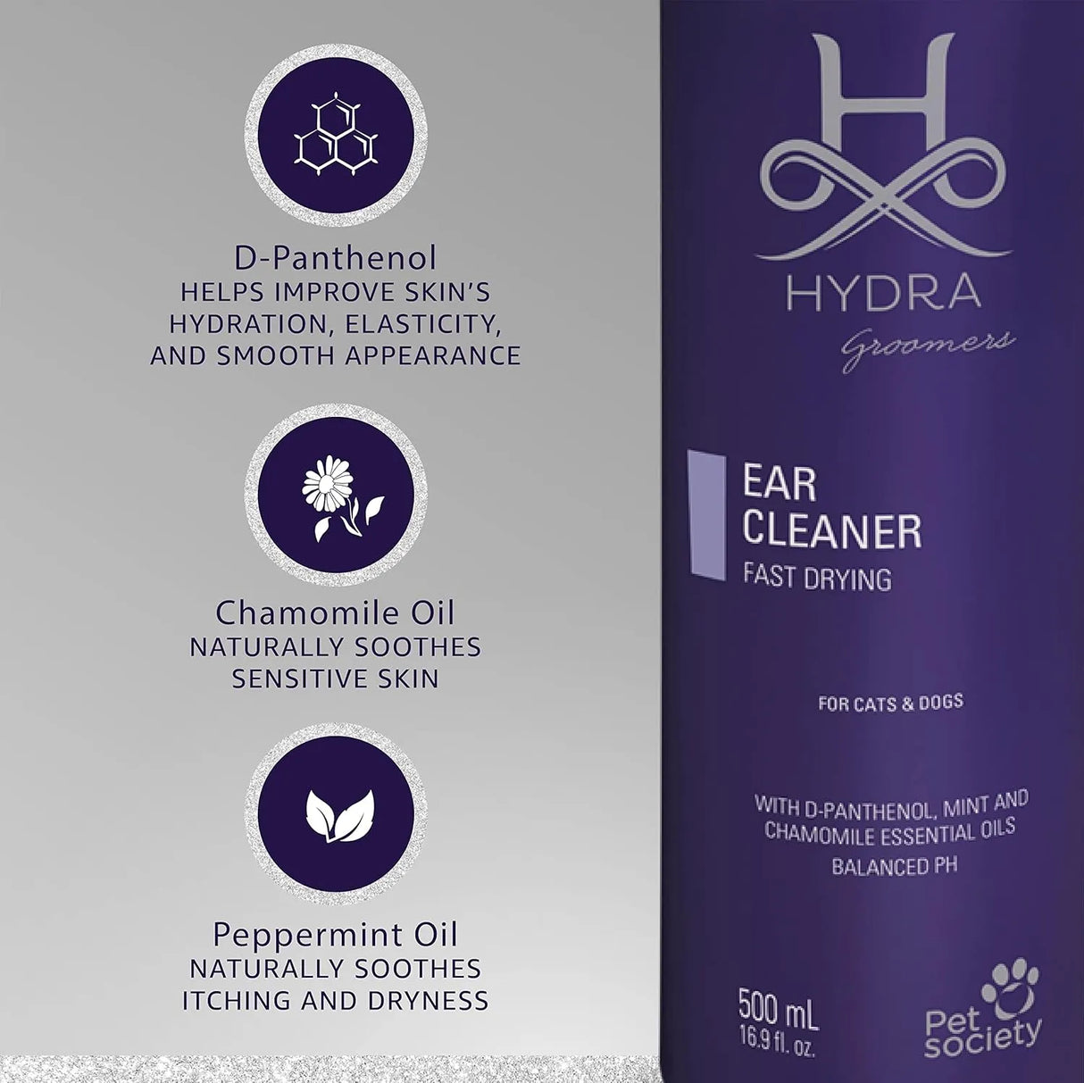 H HYDRA GROOMERS - Hydra Professional Ear Cleaner 500Ml. - The Red Vitamin MX - Cuidado Del Oído De Perros - {{ shop.shopifyCountryName }}