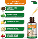 TOBYDIC Natural Cats & Dog Yeast Infection Relief 2 Fl.Oz.