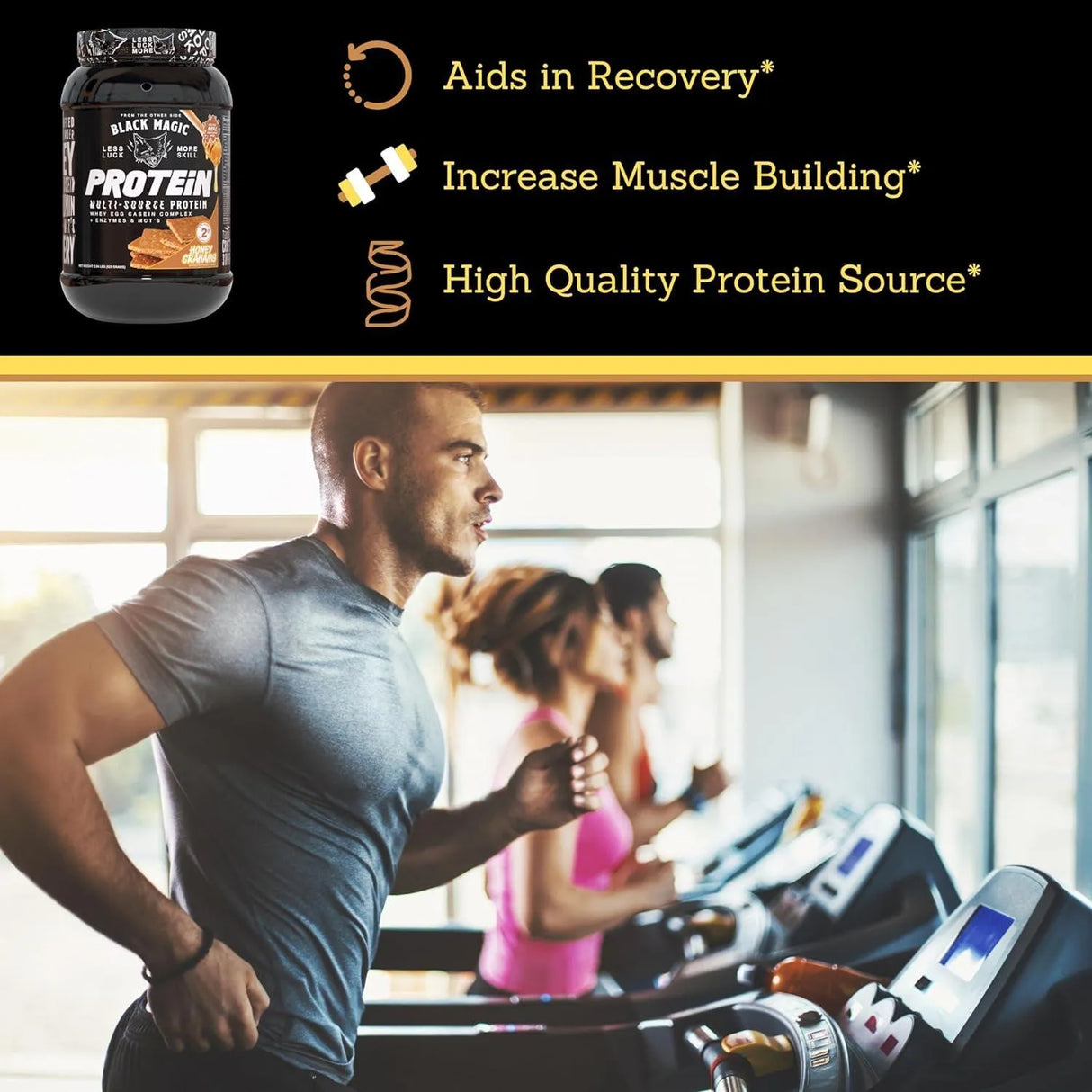 BLACK MAGIC - Black Magic Multi-Source Protein Powder Honey Grahams 925Gr. - The Red Vitamin MX - Suplementos Alimenticios - {{ shop.shopifyCountryName }}