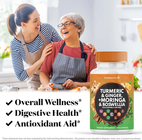 SUPERFOOD MD - Superfood MD Turmeric Moringa 120 Capsulas 2 Pack - The Red Vitamin MX - Suplementos Alimenticios - {{ shop.shopifyCountryName }}