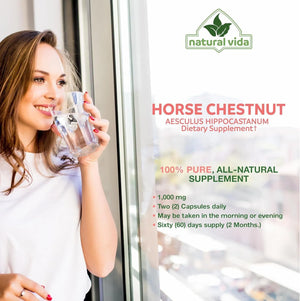 NATURAL VIDA - Natural Vida Horse Chestnut Extract 1000Mg. 120 Capsulas - The Red Vitamin MX - Suplementos Alimenticios - {{ shop.shopifyCountryName }}