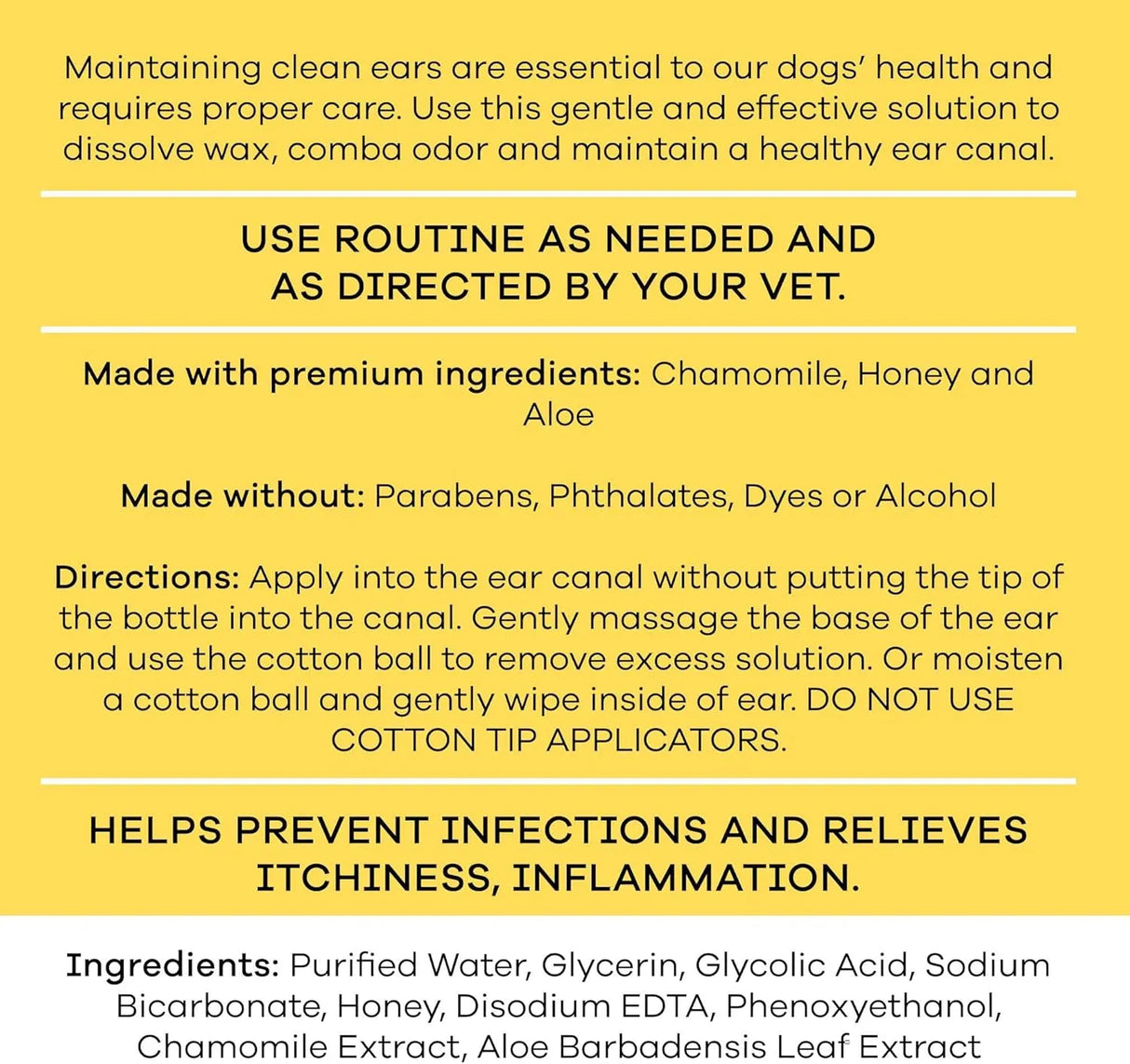 DIVINE CANINE - Divine Canine Dog Ear Cleaner 4 Fl.Oz. - The Red Vitamin MX - Cuidado Del Oído De Perros - {{ shop.shopifyCountryName }}