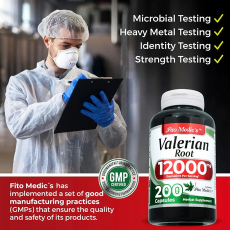 FITO MEDIC´S - FITO MEDIC'S Lab Valerian Root 200 Capsulas - The Red Vitamin MX - Suplementos Alimenticios - {{ shop.shopifyCountryName }}