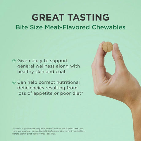 PET TABS - Pet-Tabs Plus Multivitamin and Mineral Supplement for Dogs 60 Tabletas - The Red Vitamin MX - Multivitamínicos Para Perros - {{ shop.shopifyCountryName }}