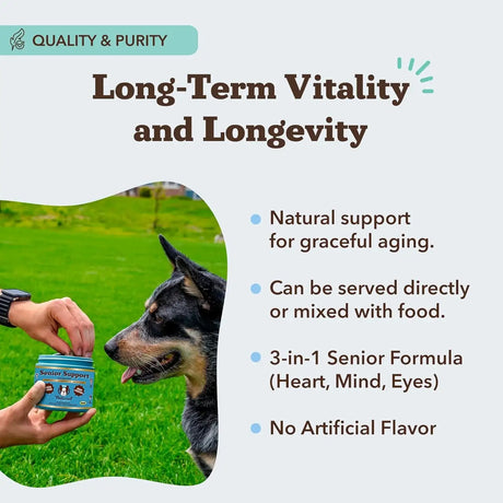 NATURAL DOG - Natural Dog Company Senior Dog Vitamins Chew 90 Masticables - The Red Vitamin MX - Multivitamínicos Para Perros - {{ shop.shopifyCountryName }}
