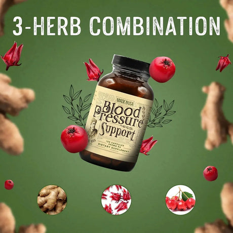 MEDICINE MAN PLANT CO. - Medicine Man Plant Co. Blood Pressure Support 120 Capsulas - The Red Vitamin MX - Suplementos Alimenticios - {{ shop.shopifyCountryName }}