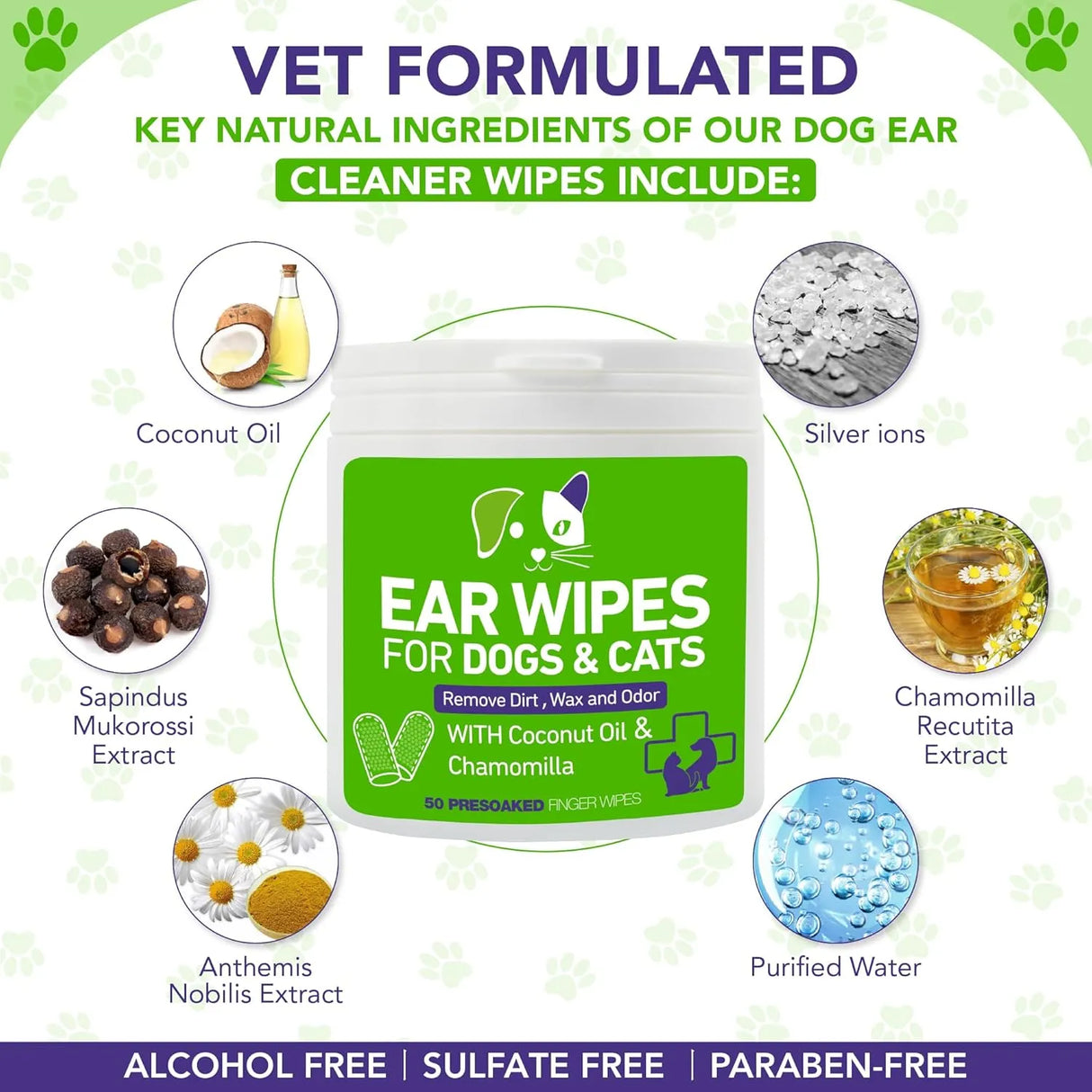 YIBESI - Yibesi Pet Ear Wipes for Dogs and Cats 100 Toallitas - The Red Vitamin MX - Cuidado Del Oído De Perros - {{ shop.shopifyCountryName }}