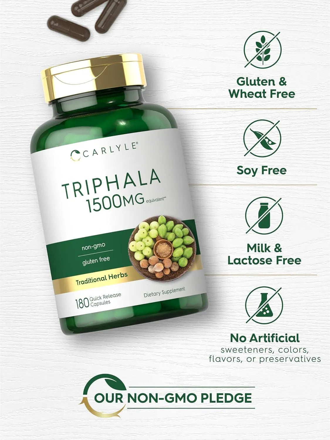 CARLYLE - Carlyle Triphala 1500Mg. 180 Capsulas - The Red Vitamin MX - Suplementos Alimenticios - {{ shop.shopifyCountryName }}