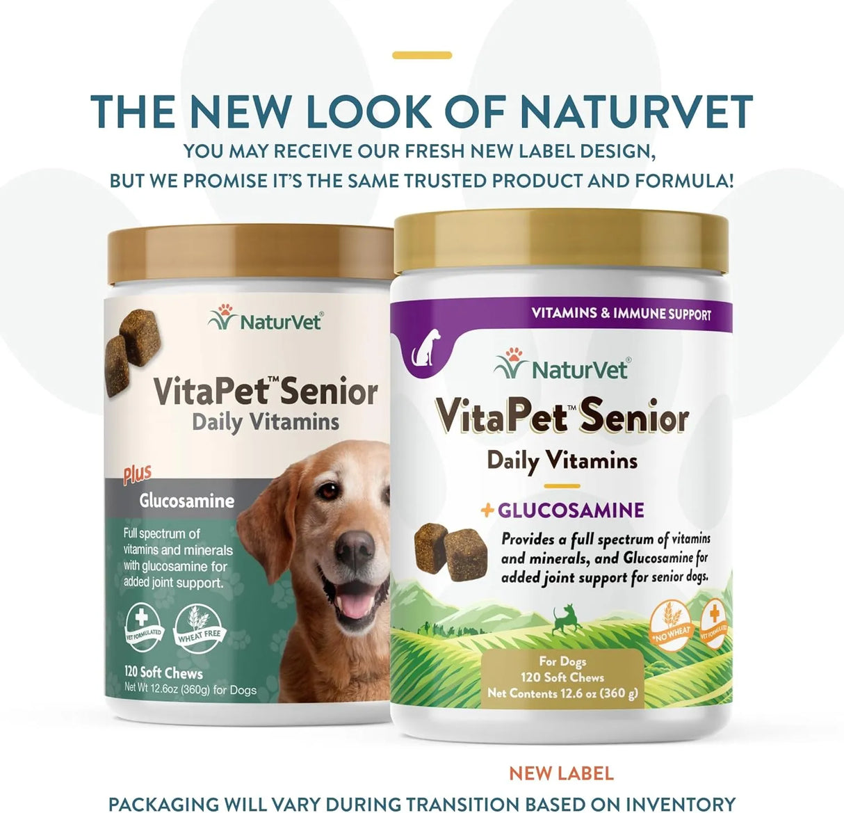 NATURVET - NaturVet VitaPet Senior Daily Vitamin Dog 120 Masticables - The Red Vitamin MX - Multivitamínicos Para Perros - {{ shop.shopifyCountryName }}