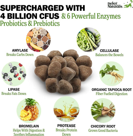 DELEY NATURALS - Deley Naturals Dog Probiotic Chews 120 Masticables - The Red Vitamin MX - Probióticos Para Perros - {{ shop.shopifyCountryName }}