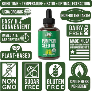 PEAK PERFORMANCE - Peak Performance Pumpkin Seed Oil 60Ml. - The Red Vitamin MX - Suplementos Alimenticios - {{ shop.shopifyCountryName }}