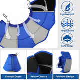 SUNFURA Dog Cone BLUE SMALL