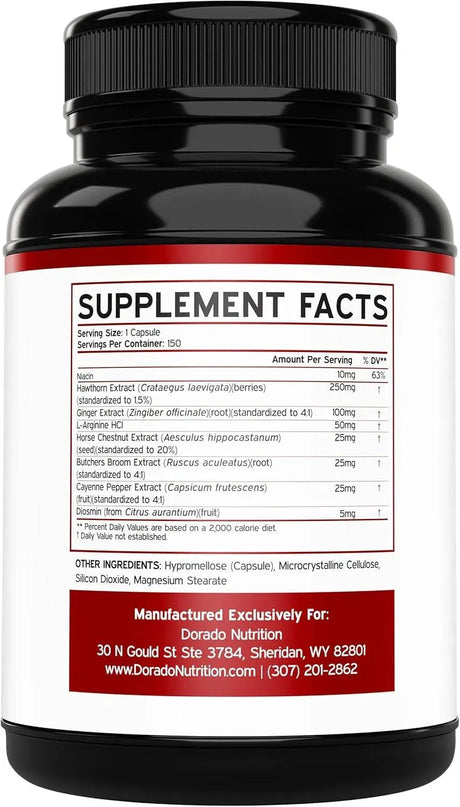 DORADO NUTRITION - DORADO NUTRITION Blood Circulation 150 Capsulas - The Red Vitamin MX - Suplementos Alimenticios - {{ shop.shopifyCountryName }}