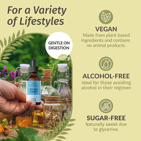 HERBAMAMA - HERBAMAMA Adrenal Support Liquid Drops 2 Fl.Oz. - The Red Vitamin MX - Suplementos Alimenticios - {{ shop.shopifyCountryName }}